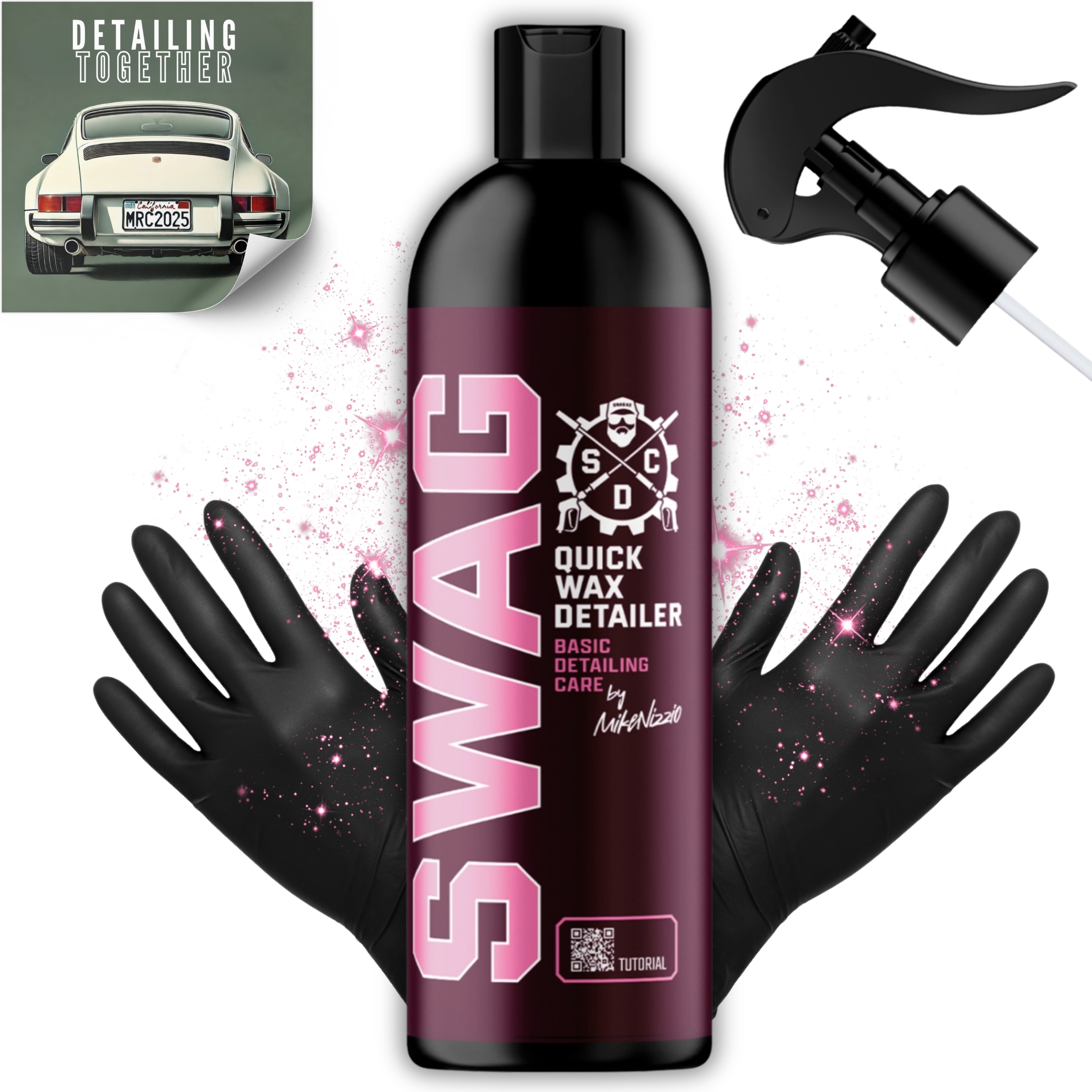 Quick Detailer Do Lakieru Auta Swag Basic Quick Wax Detailer 0.5L SiO2 Qd