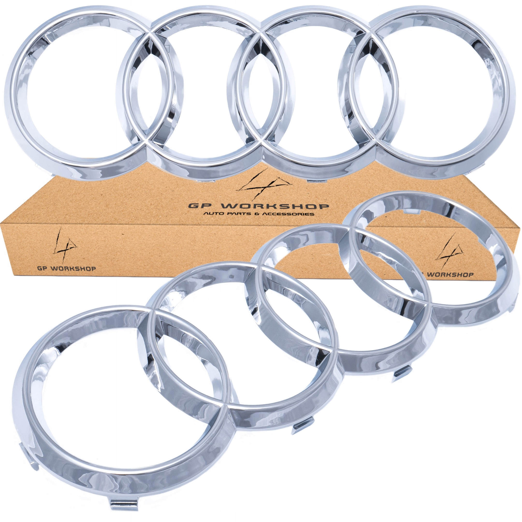 

Audi Emblemat Logo Znaczek Przód Maski A3 A4 A5 A6
