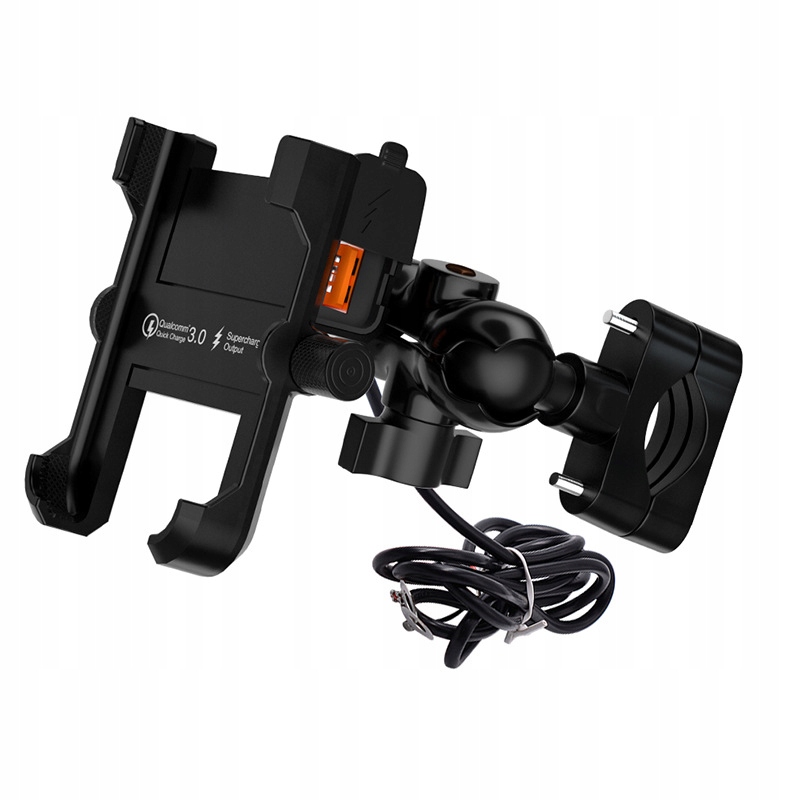 

Motocyklowy Uchwyt Metalowy Imadło 3,4A Qc 3.0 Usb