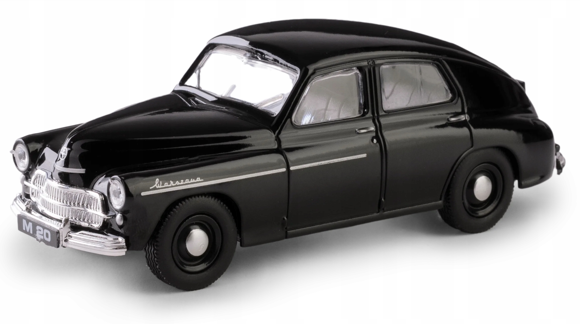 Warszawa M-20 Model Metalowy z PRL czarny