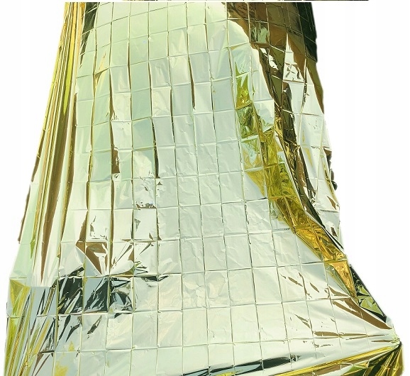KOC RATUNKOWY TERMICZNY 160x210cm FOLIA ŻYCIA srebrno złoty MATA Model KOc