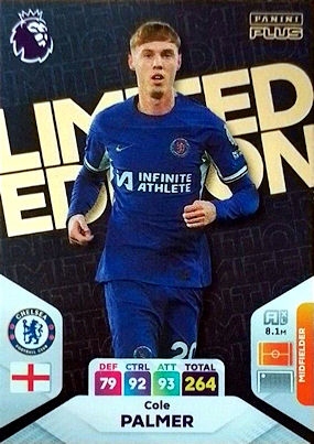 PUSZKA PREMIER LEAGUE PLUS 2024 25 KART +1 LIMITED KARTY PIŁKARSKIE PANINI Wiek gracza 3-4 lata 5-7 lat 8-11 lat 12-14 lat 15-18 lat 18+