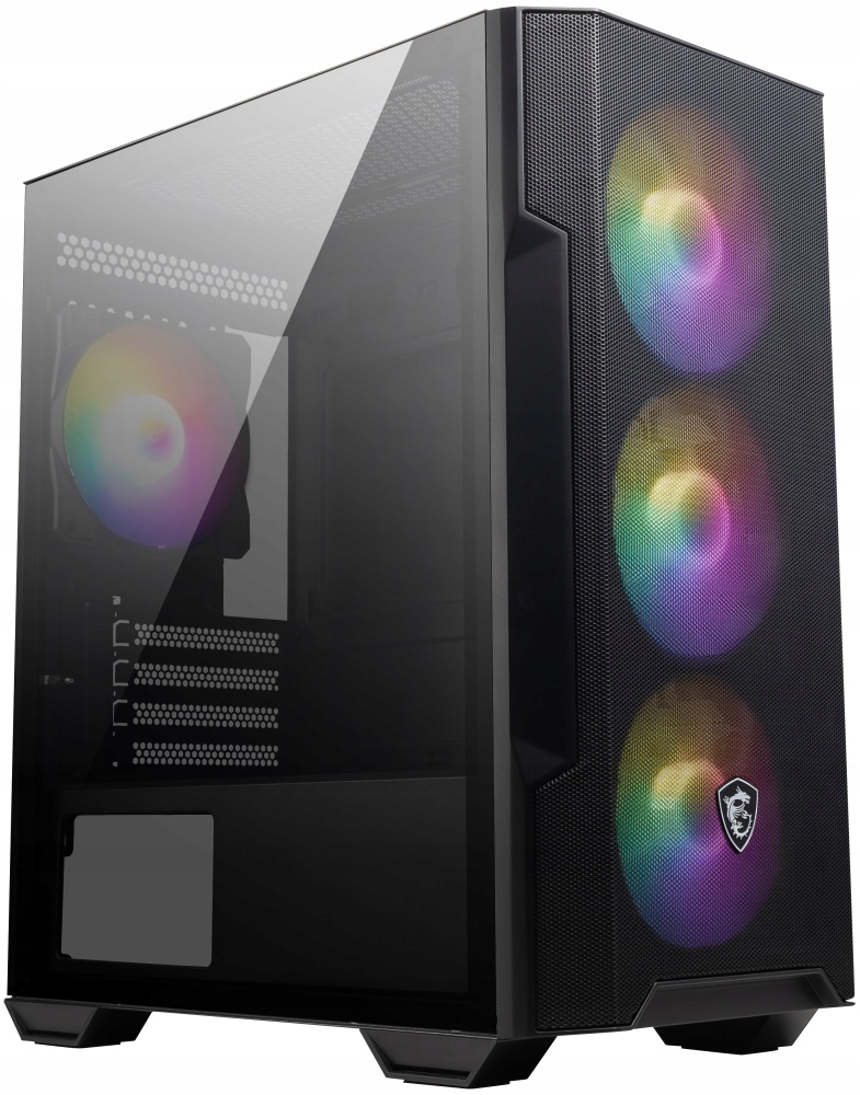 Msi skříň Mag Forge M100R/ bez zdroje/ levé temperované sklo/ 4x 120 mm A-r