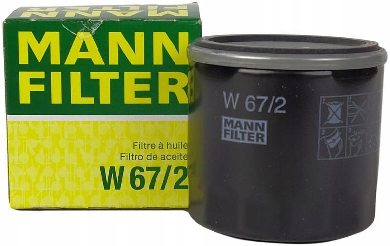 MANN-FILTER FILTR OLEJU W 67/2