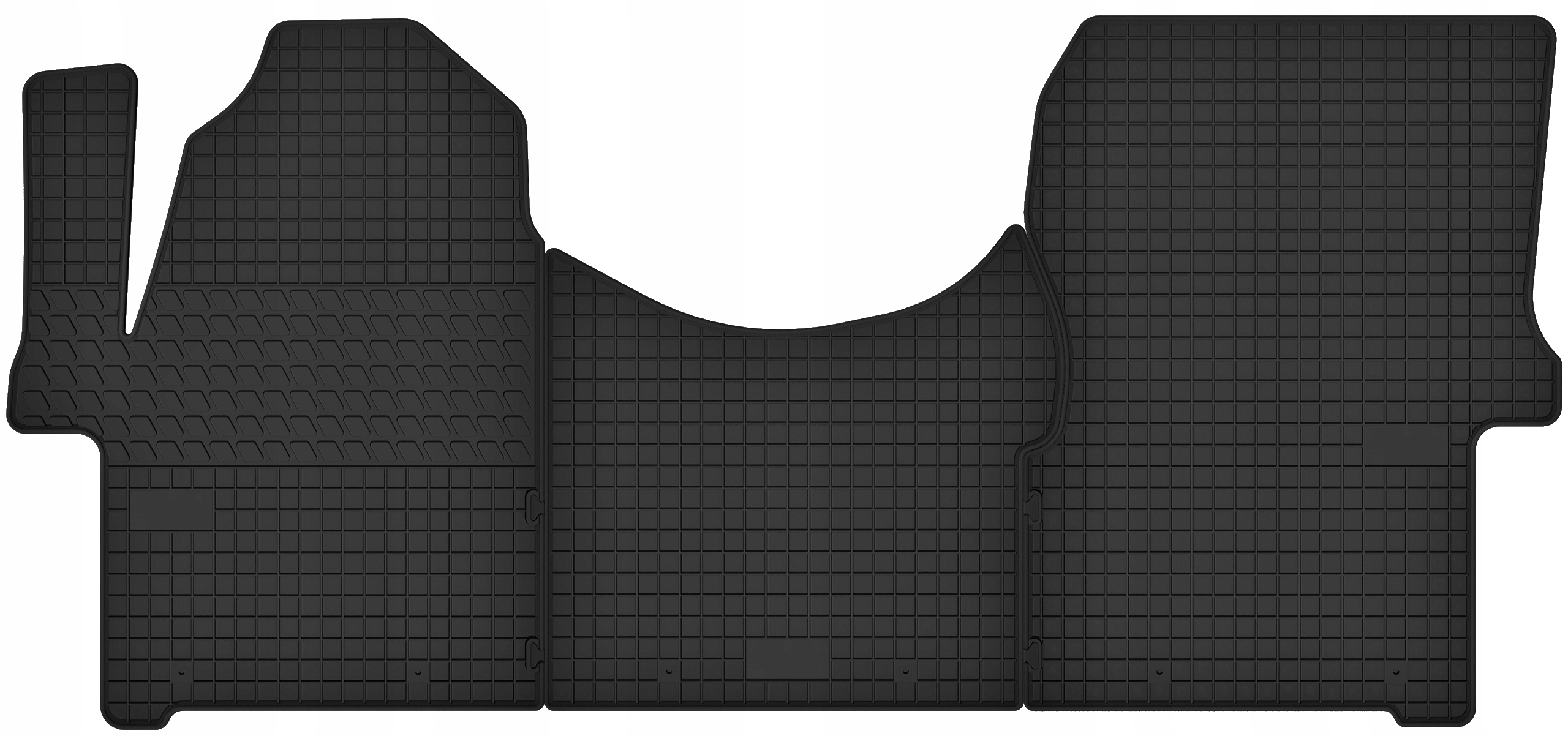 Přední gumové koberce určené pro Volkswagen Crafter I (2006-2016)