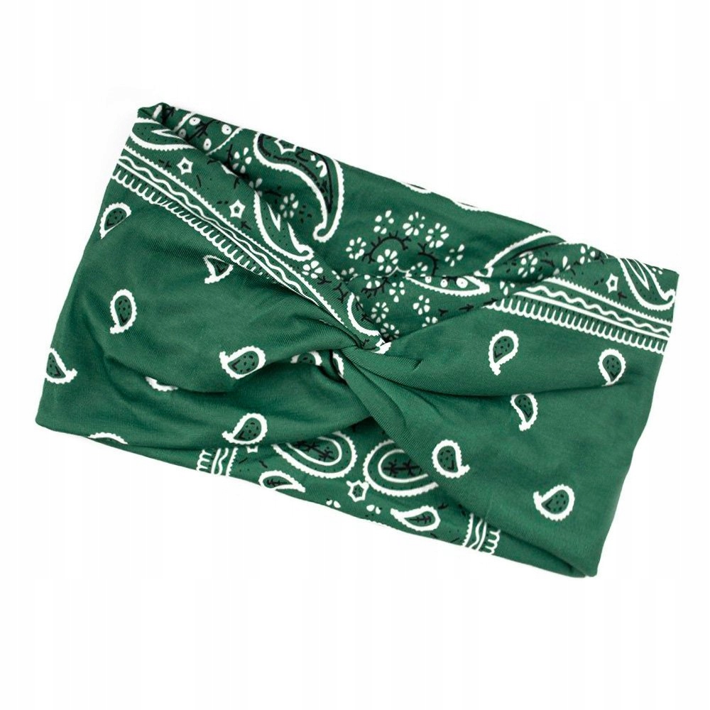 

Opaska Do Włosów pin up Bandamka turban Zielona