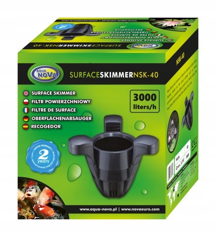 

Aqua Nova Skimer NSK-40 Filtr Powierzchniowy