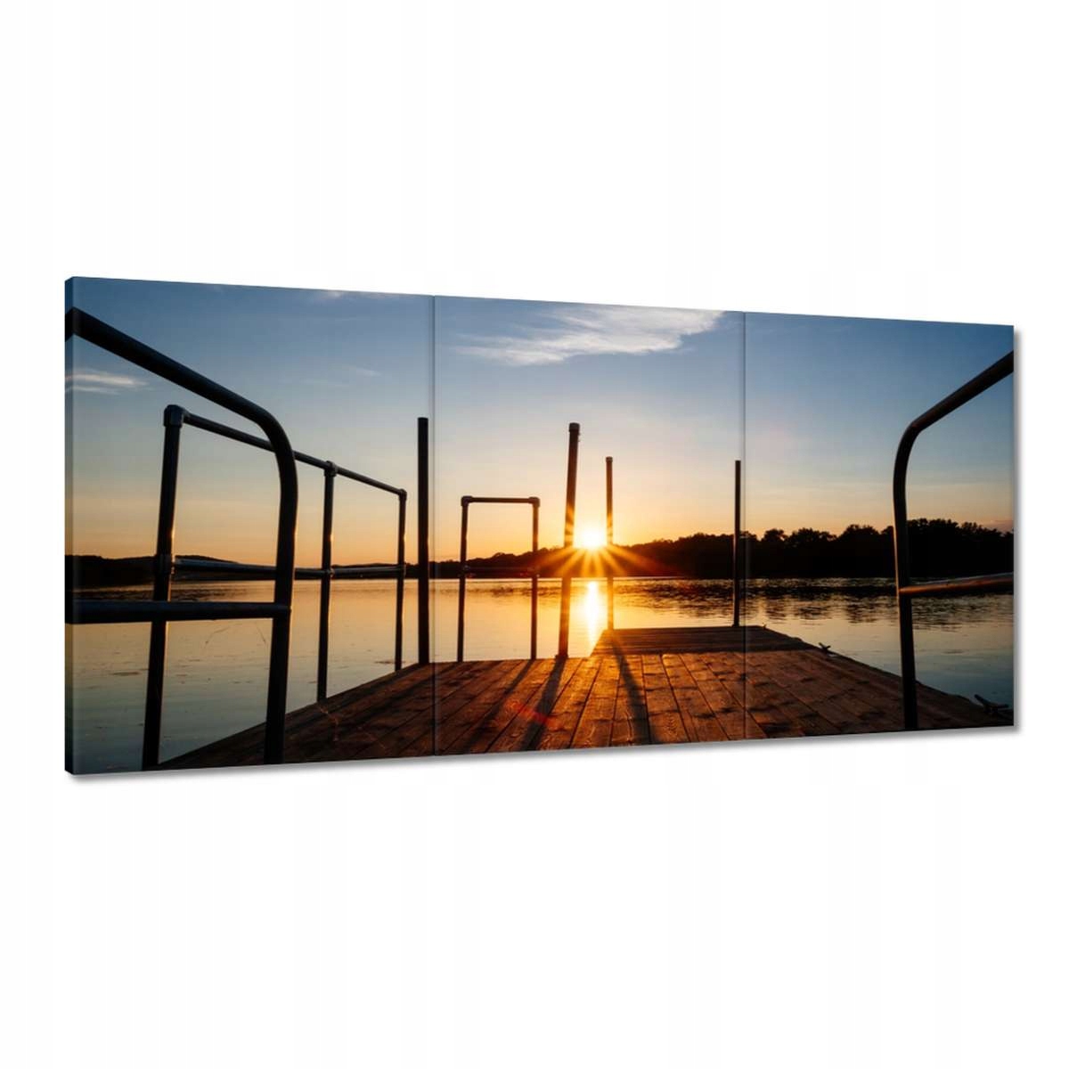 Obrazy 180x90 Most Západ slnka