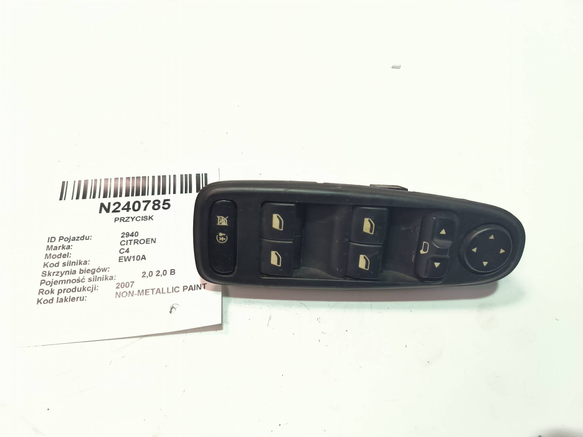 button CITROEN C4