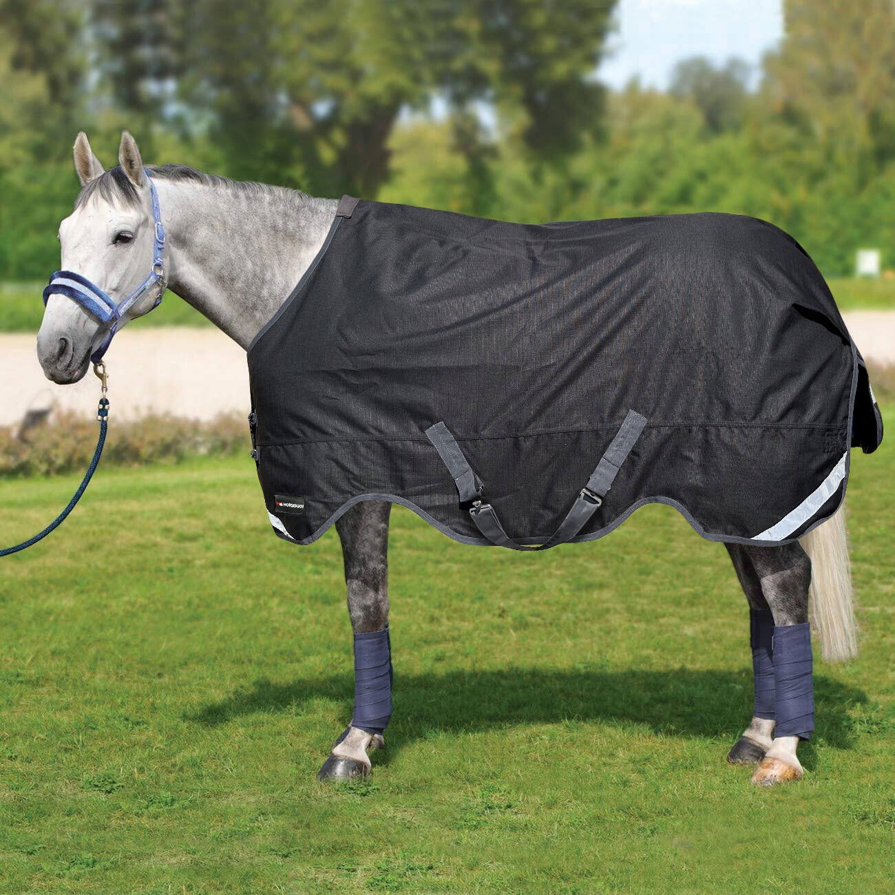 Deka dešťová Horsenjoy York 0g vel.125 cm paddoková 1200D