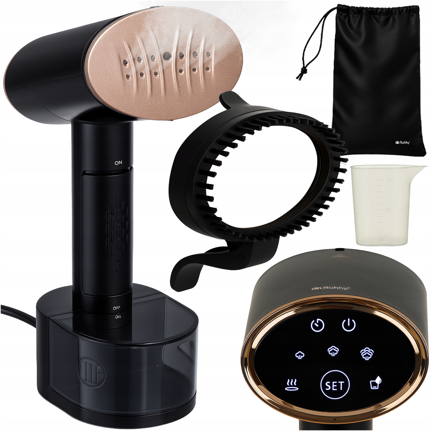 Parní napařovač oděvů Žehlička Parní parní parník 3 režimy Displej 2000W