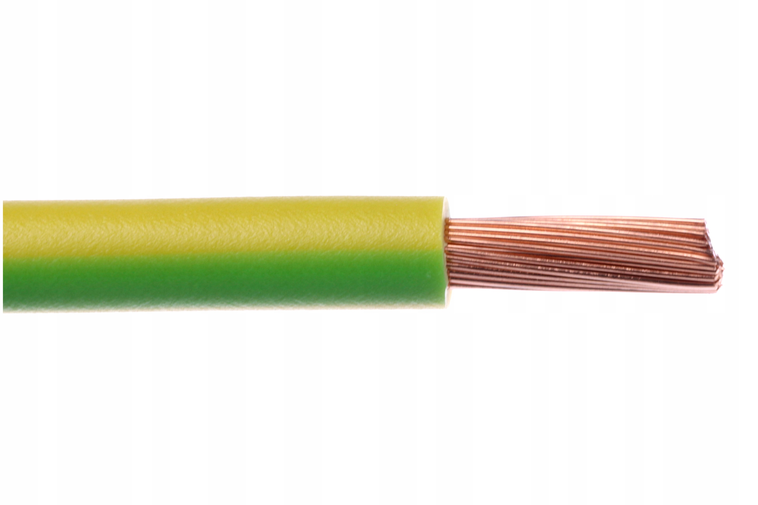 

LgY 1x2,5mm² kabel przewód żółtozielony linka