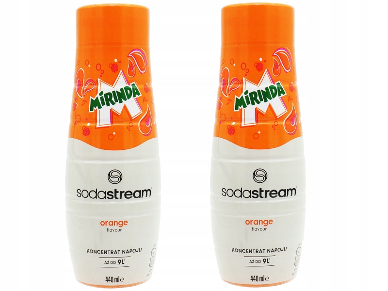 6x SYROP KONCENTRAT MIRINDA DO SATURATORA SODASTREAM 9L NAPOJU z 440ml Kod producenta MIRINDAX6