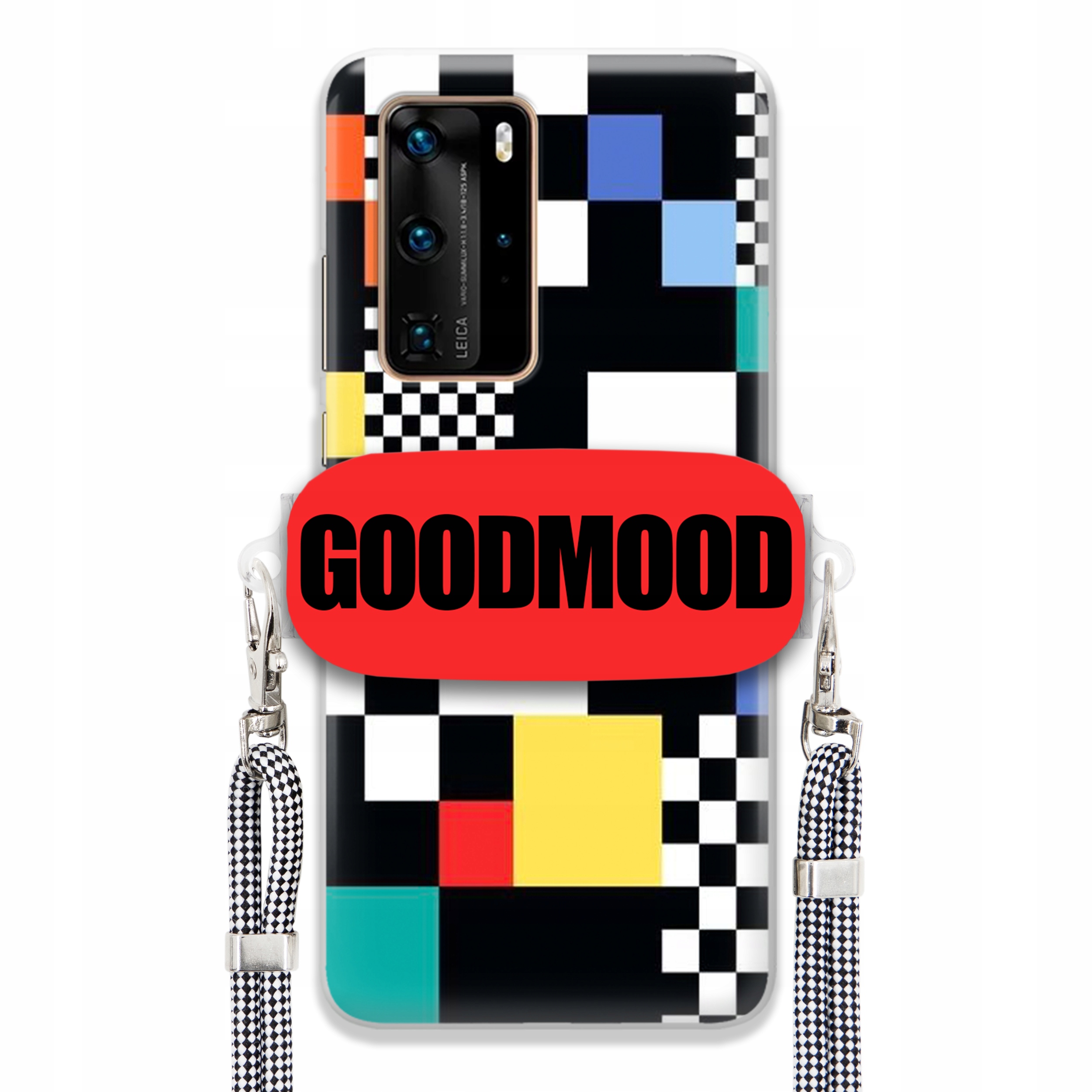 Pouzdro Pro Huawei P40 Pro Case Držák Na Vodítko Zebra Telefonu Pixelart MIX Vzorů