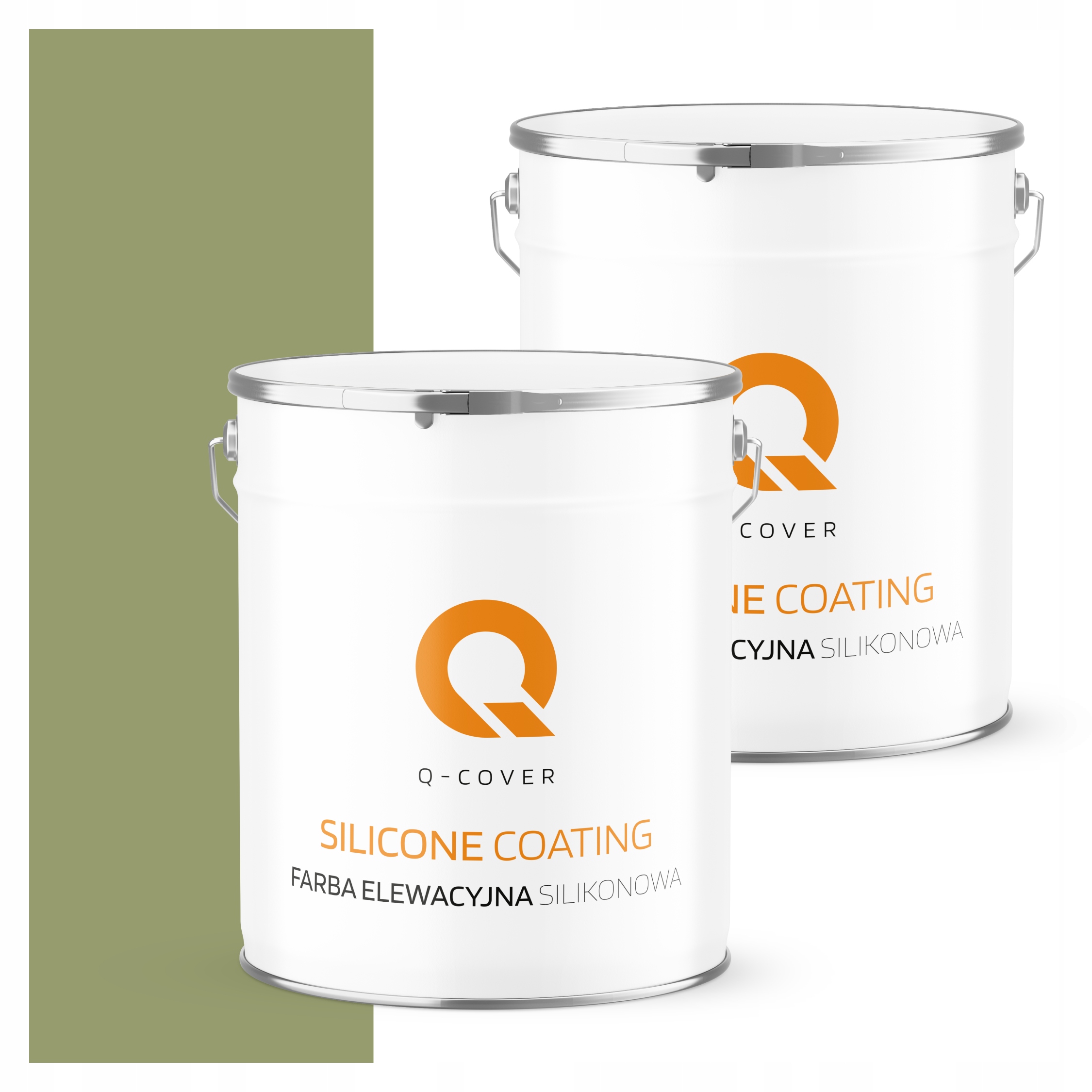 Barva Fasádní 5L Silikonová Uv Barva Zelená