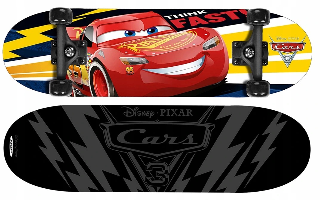 Disney Cars Auta Duża Deskorolka Deska Drewniana