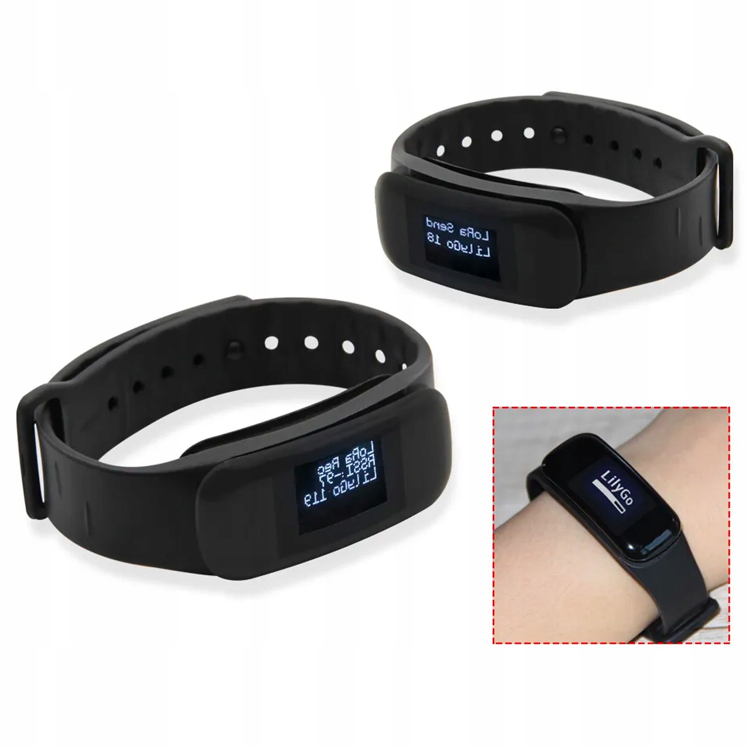 STM32 LilyGO T-Impulse S78G LoRa GPS GLONASS smartwatch opaska