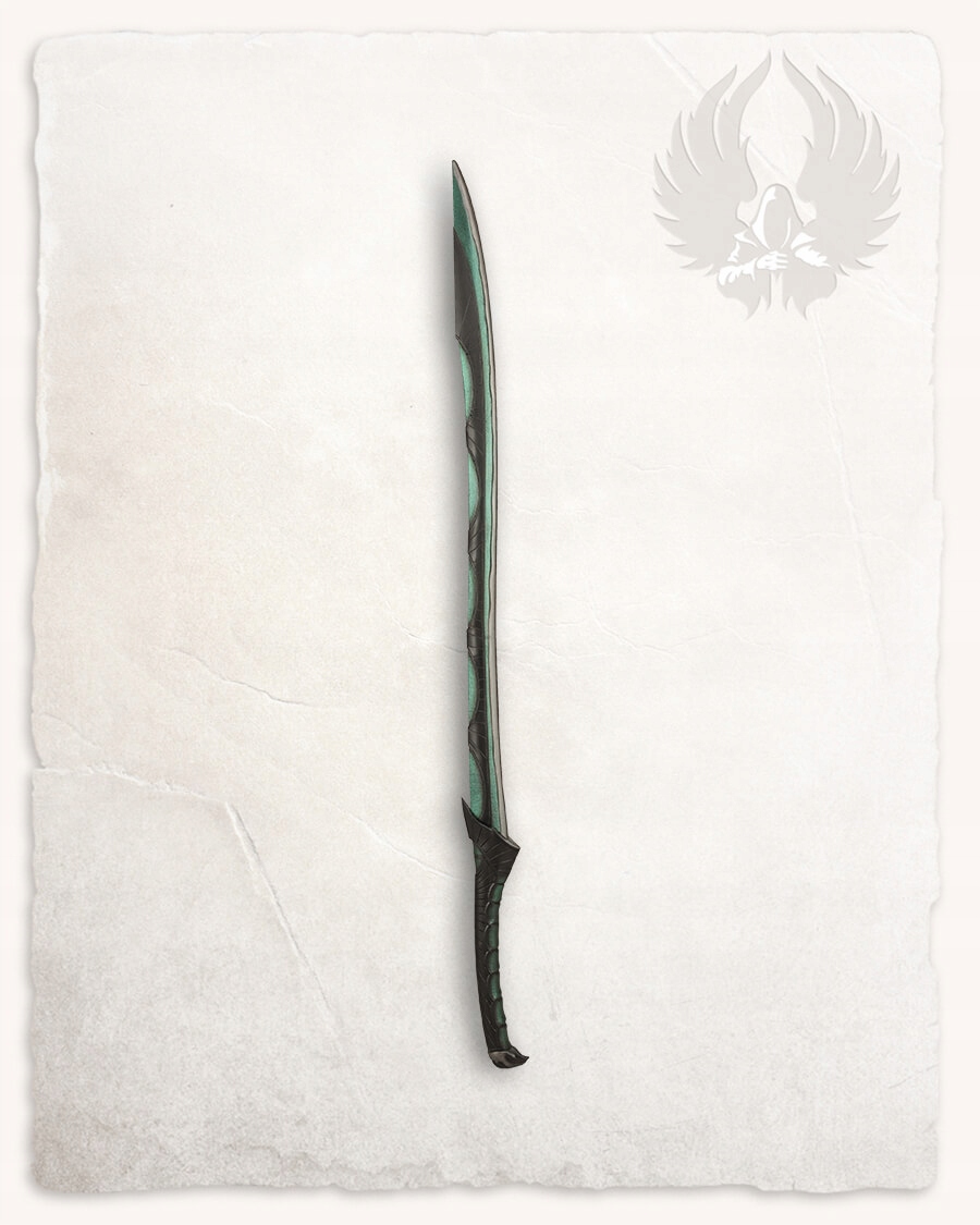 Nilveth Green 1,5 Ruční Meč Zbraň Zbraň Pro Larp