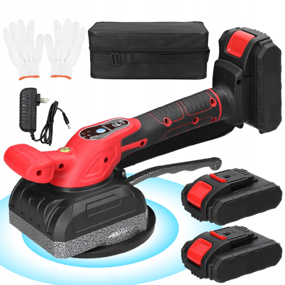 Vibrační Přísavka Na Dlaždice Vibrátor Na Dlaždice Pro 21V 2x Aku Kufr