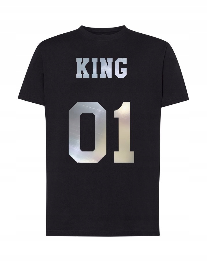 

Koszulka walentynkowa dla niego King 01 Silver S