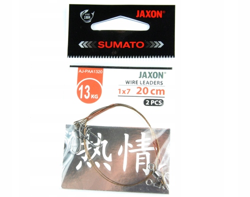 2szt przypon stalowy Jaxon Sumato 1x7 20cm 13kg
