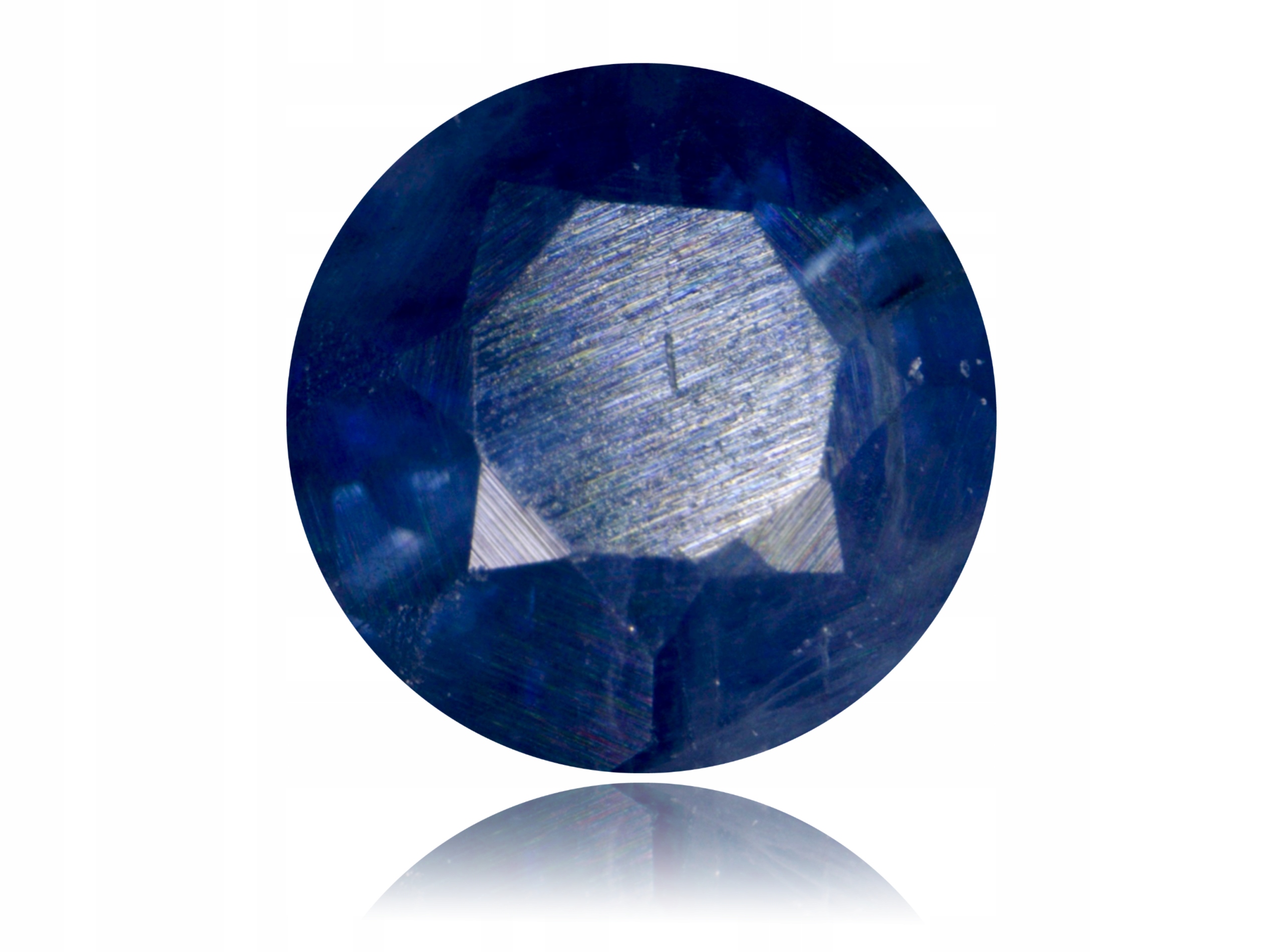 Safír 0.26ct Modrý Kulatý eCertifikát Wbd