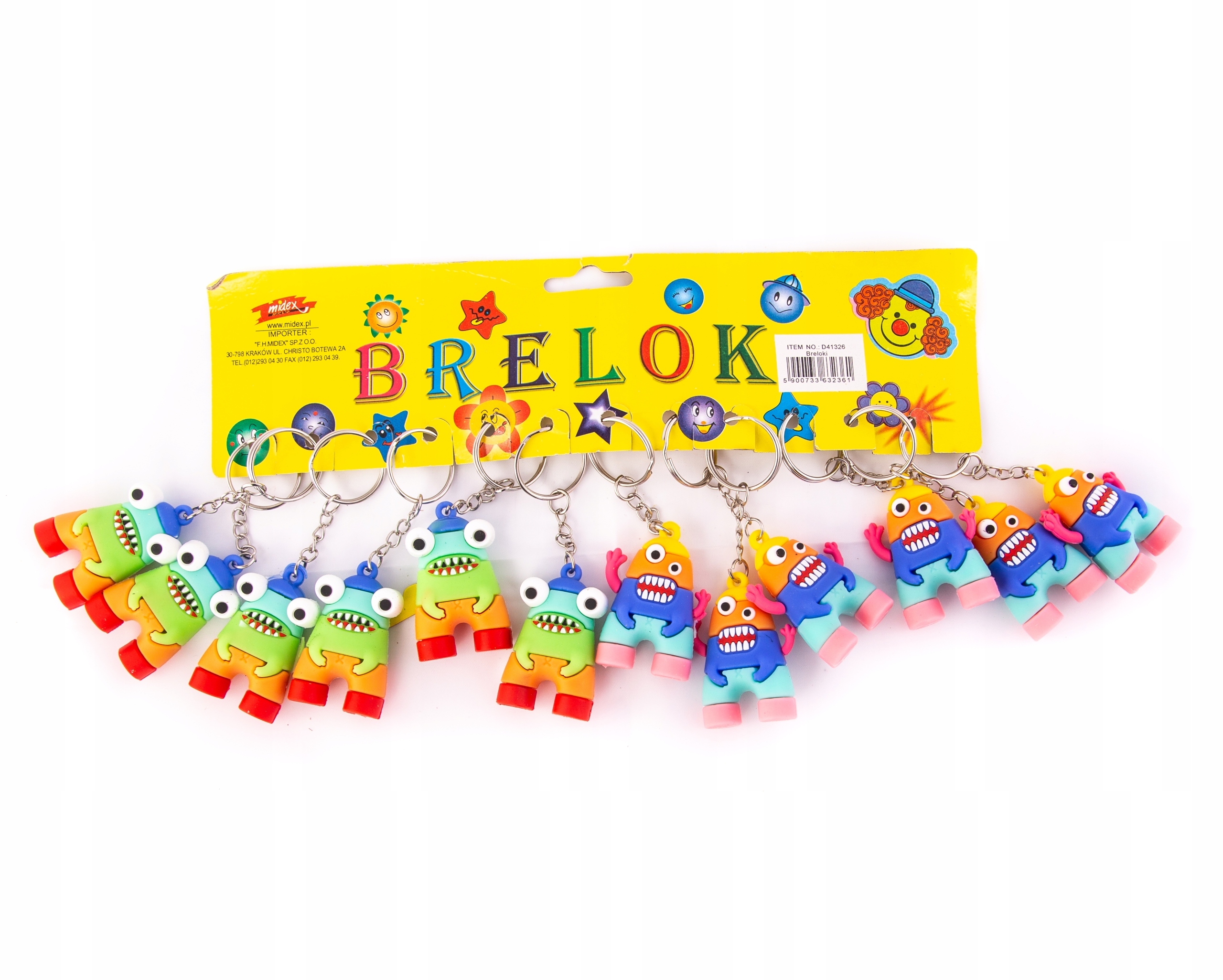 

Dziecięcy Brelok Do Kluczy Zawieszka Zestaw 12SZT