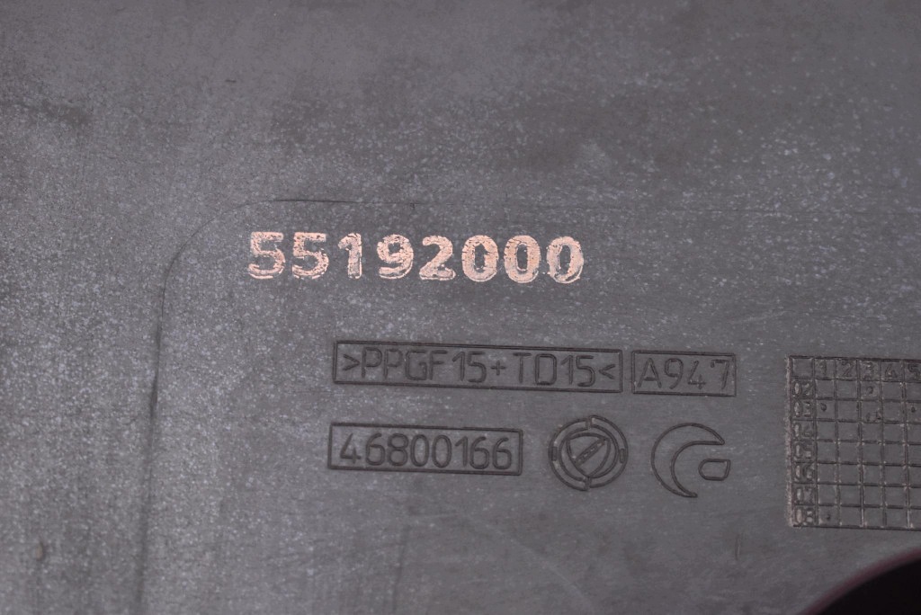 Gehäuse filter luft 55192000 FIAT PANDA 2 II 1.1 8V 54 KM 03-11