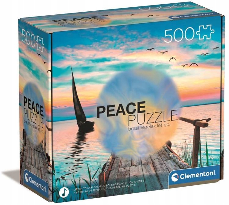 

Clementoni Puzzle 500 Elem Peaceful Wind 35121