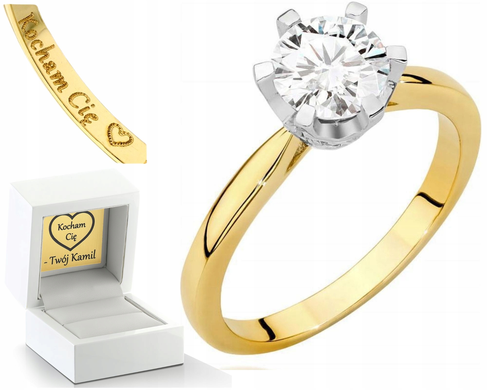 Zlatý Prstýnek Diamant Briliant Obchod 585