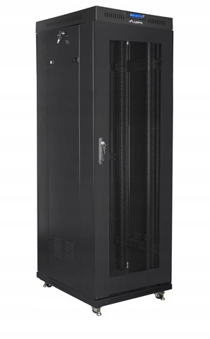 Lanberg FF01-8242-23BL 19palcová 42U 800x1200 čierna stojaca racková Skriňa