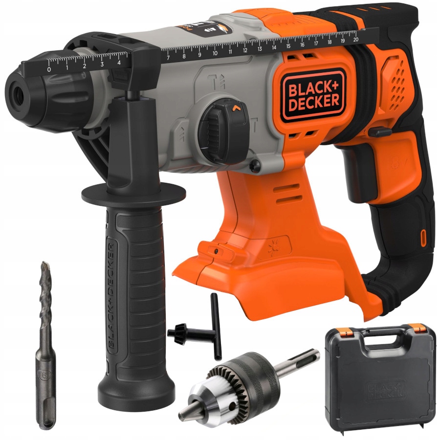 Black Decker Młotowiertarka Sds+ 18V udar BCD900 body walizka