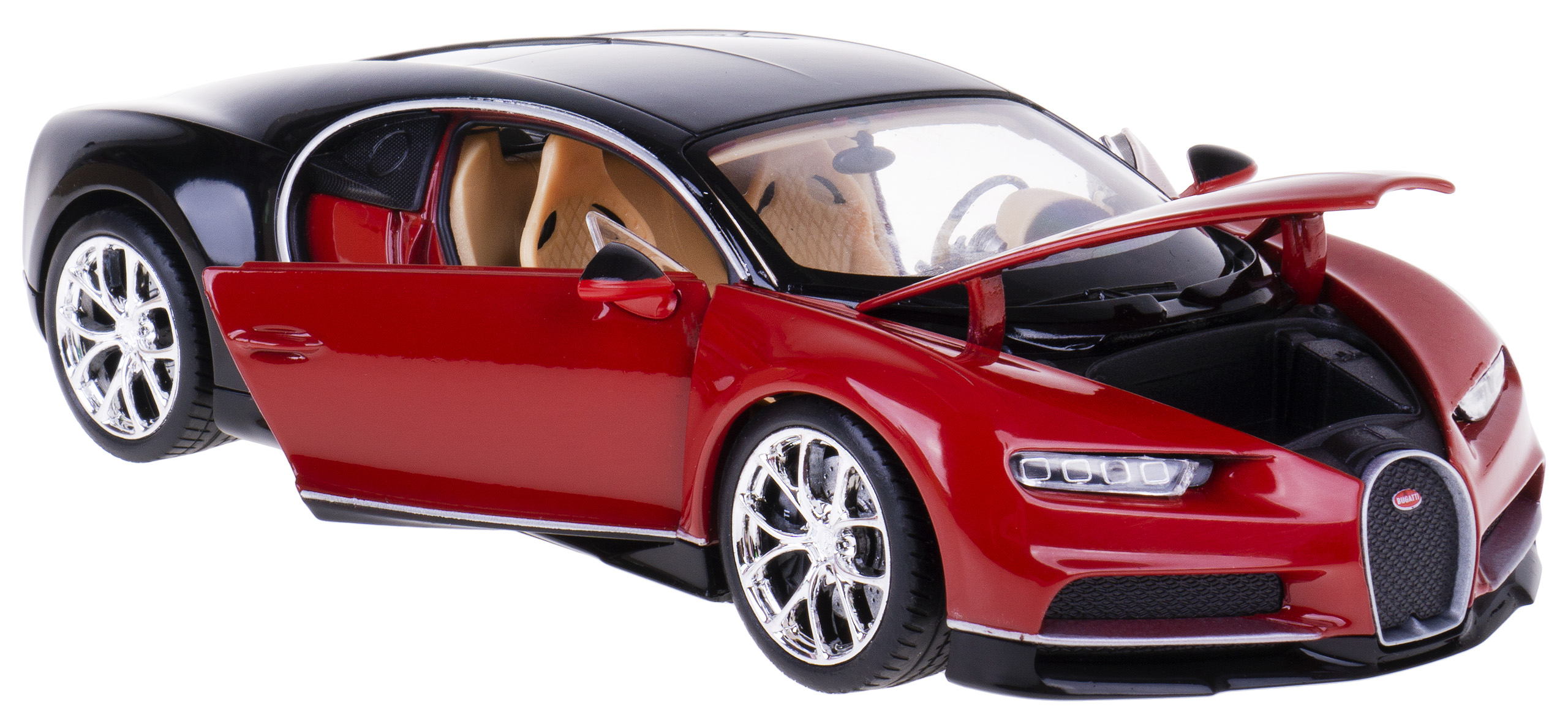 

Bugatti Chiron Model Metalowy Welly 1:24 Czerwony