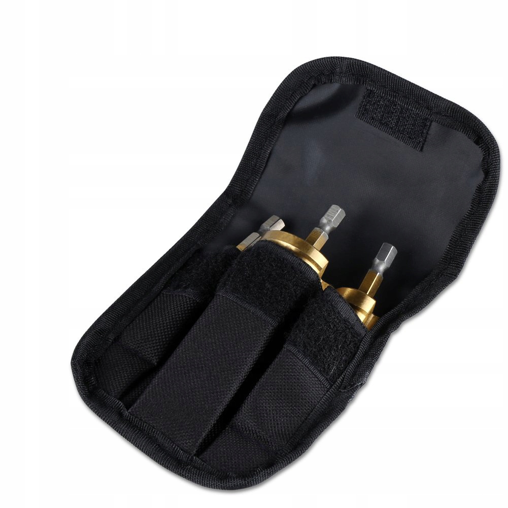 WIERTŁA STOŻKOWE STOPNIOWE DO METALU DREWNA PLASTIKU BLACH ZESTAW 4-32 MM Marka inna