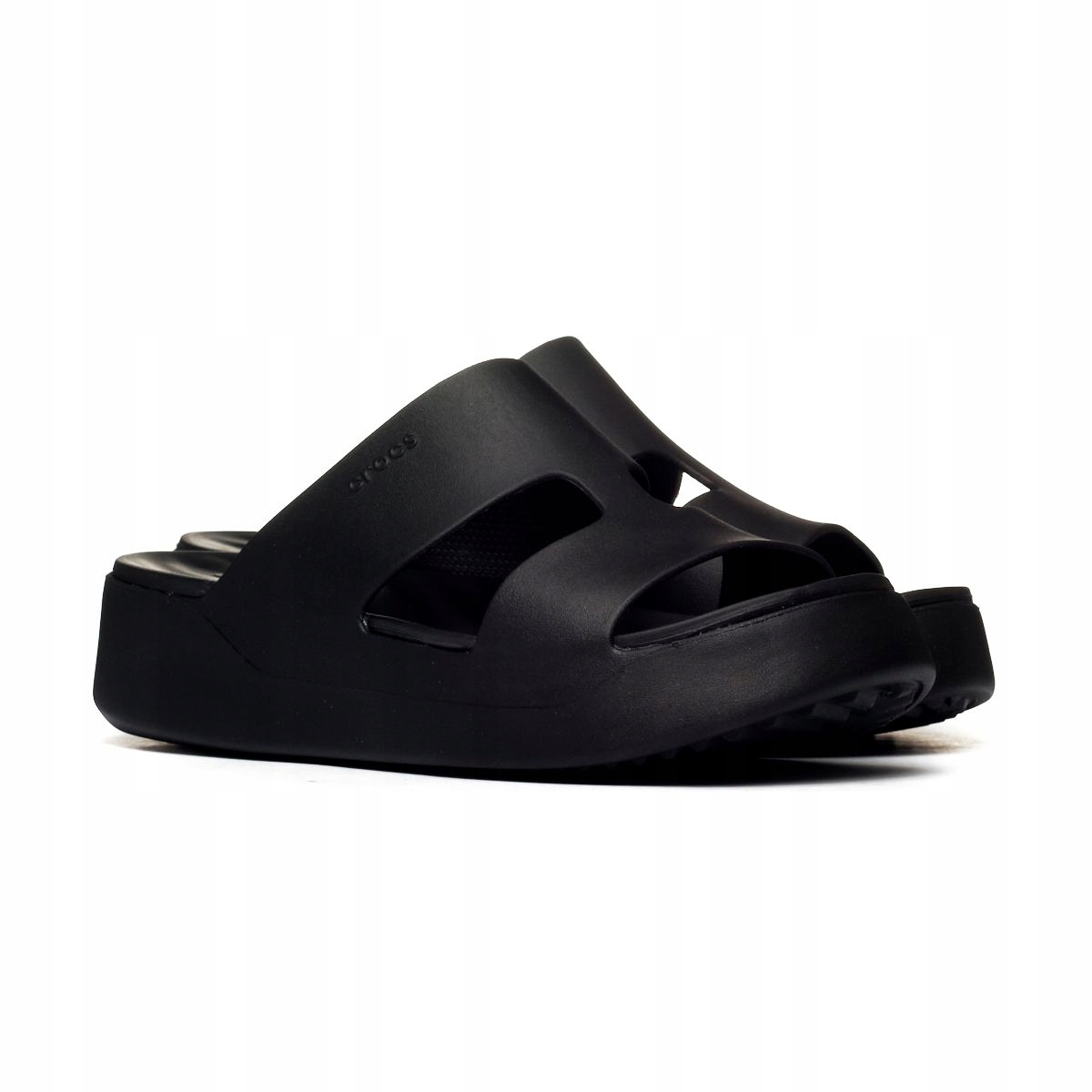 Nazouváky Crocs Getaway Platform H-Strap Black 41-42 Dámské