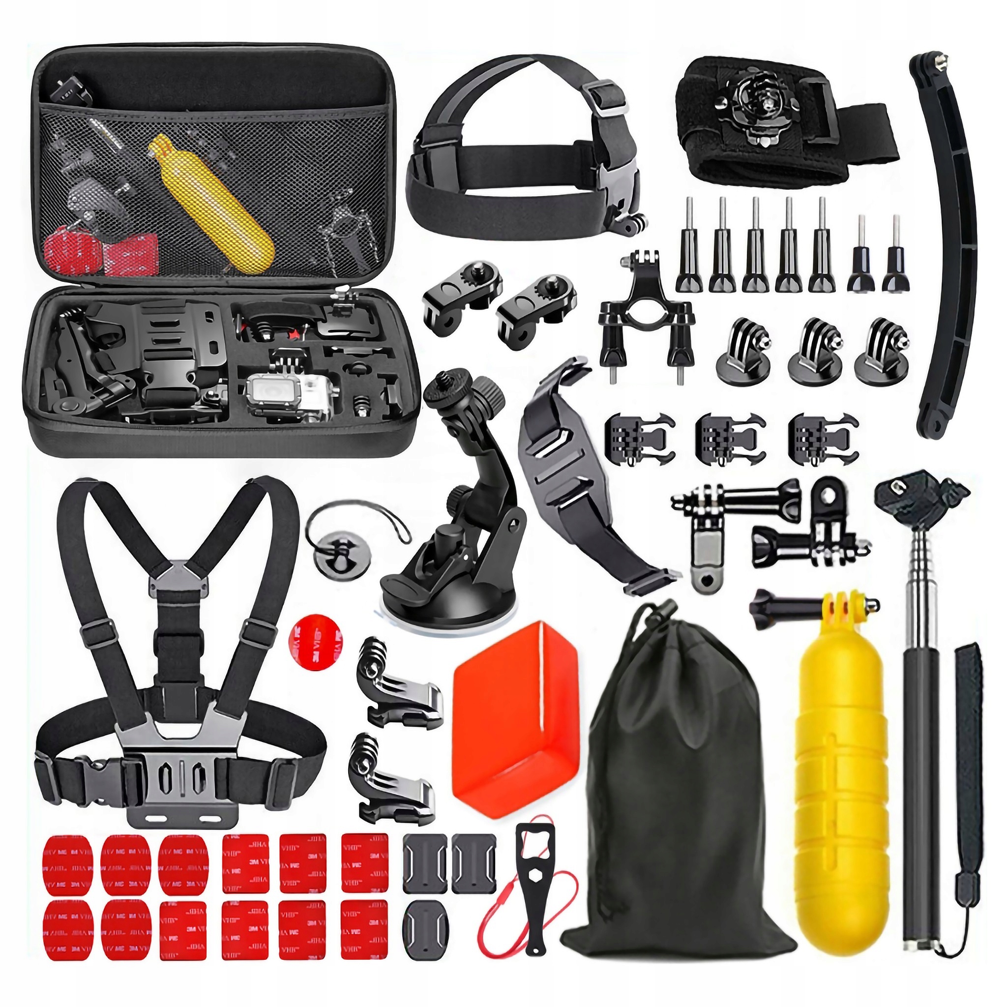 Set 49v1 Příslušenství pro Sony Action Cam Xiaomi Yi 2 4K