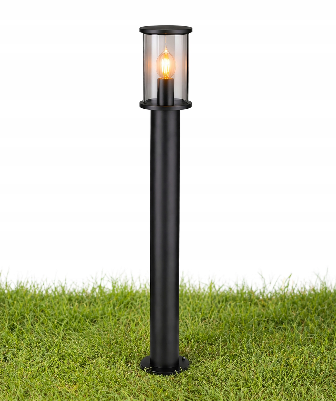 Lampa Ogrodowa Garden Pro 60W E27 60 CM Szkło Metal Solidna Jakość