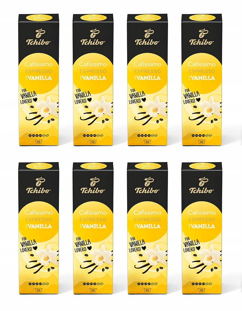 Kawa kapsułki Tchibo Cafissimo Espresso Vanilia Vanilla Waniliowa 80 szt.