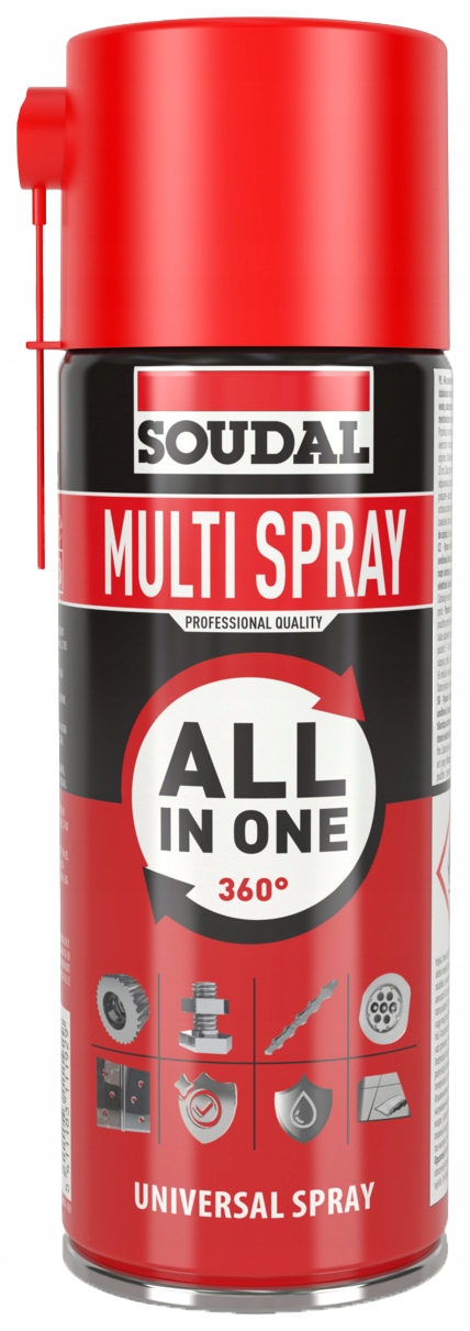 Soudal preparat smarująco-zabezpieczający Multi Spray 400ml penetrujący