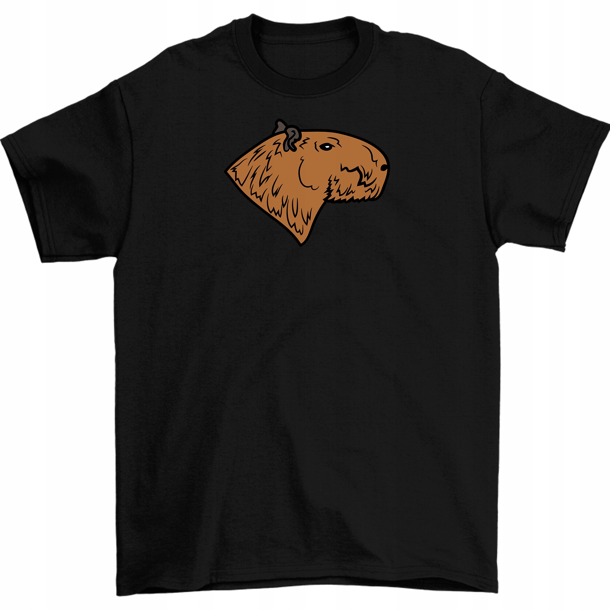 

Koszulka Kapibara Copybara Fana Czarna 7 S