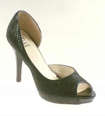 Černé lodičky Fabio Fabrizi 650, Vel .37