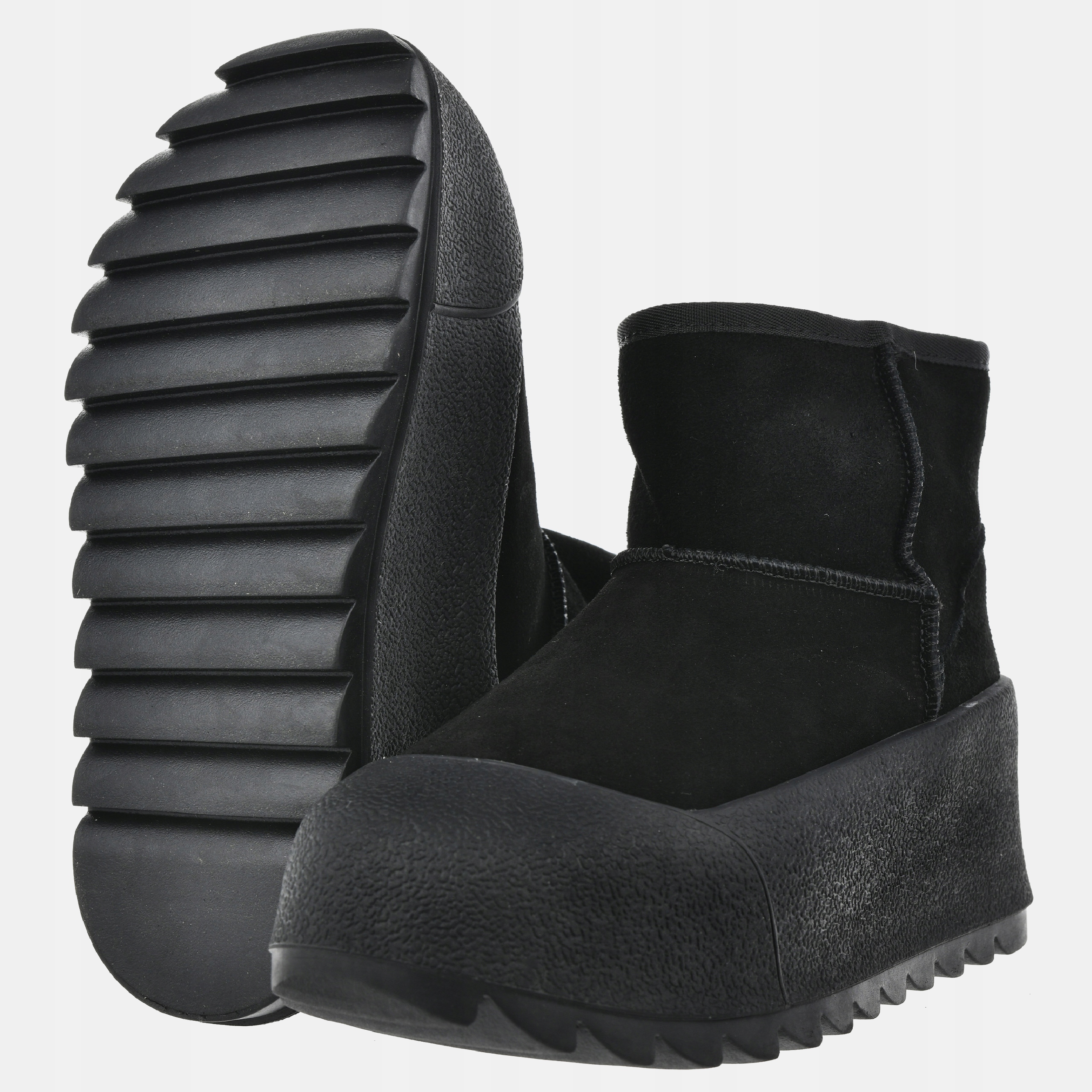 Kotníkové Boty Na Platformě Big Star Kůže OO274A213 AW24