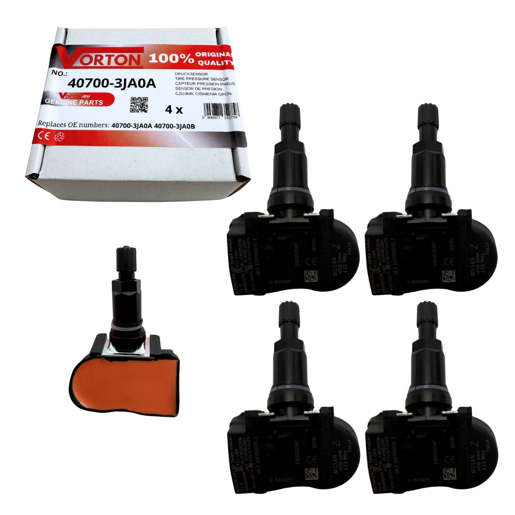Snímače Tlaku Vzduchu V Pneumatikách Tpms Infiniti Q50 Q60 QX60