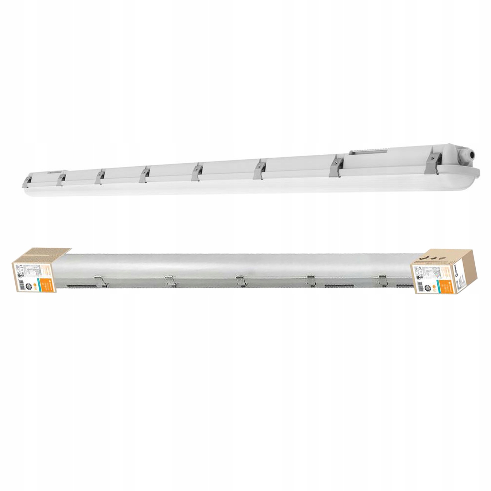 Lampa Hermetická Led lampa prachotěsná 34W 3700lm 4000K IP65 IK08 Šedá