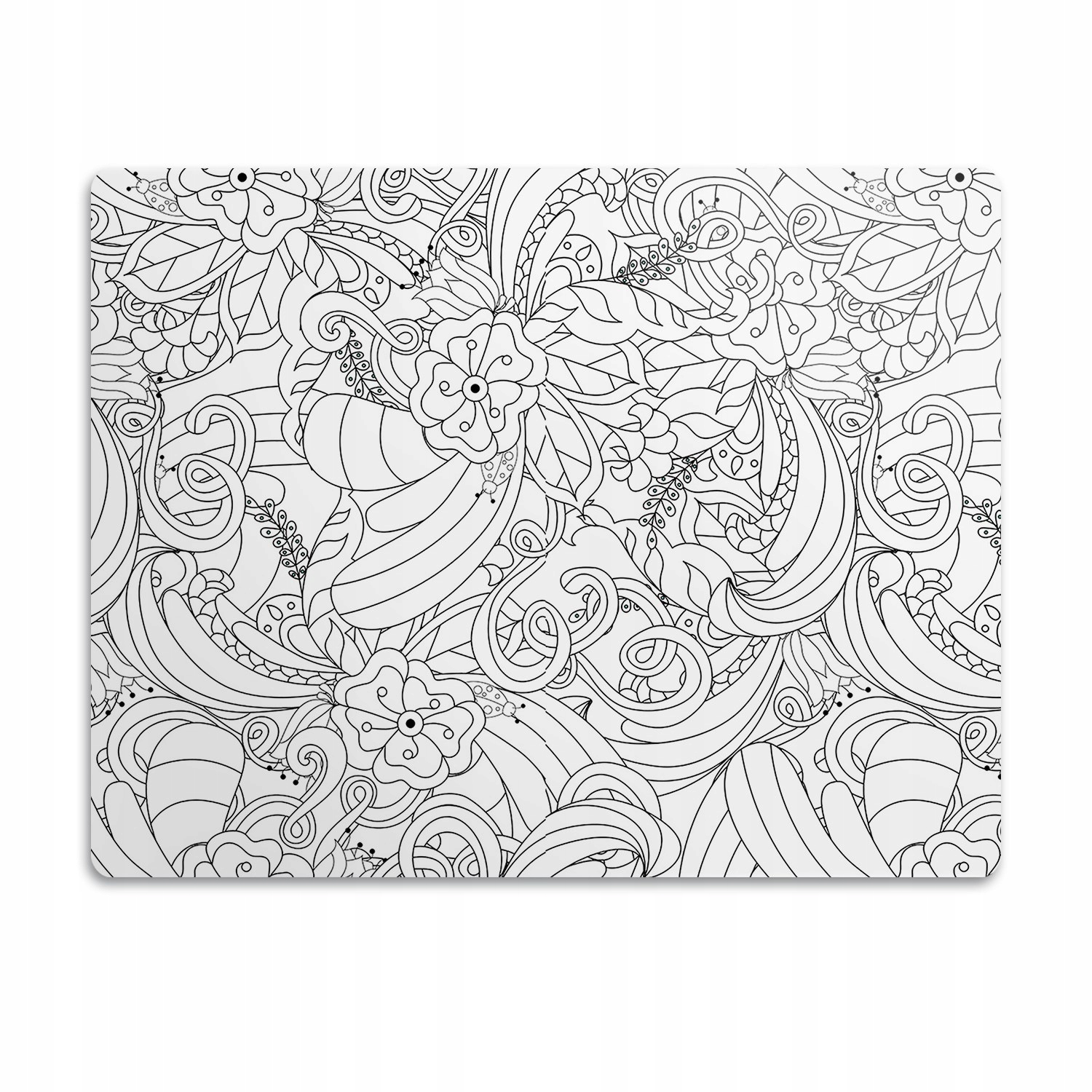 Levně Pro psa podložka pod misky Vzor Doodle 90x60 cm