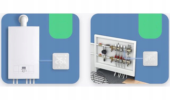 Termostat Meross MTS200 WiFi Sterownik Meross HomeKit Seria MTS200