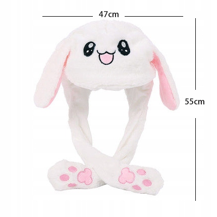 CZAPKA KRÓLIK RUCHOME USZY STRÓJ - Królik kolorowy EAN (GTIN) 5900851310004