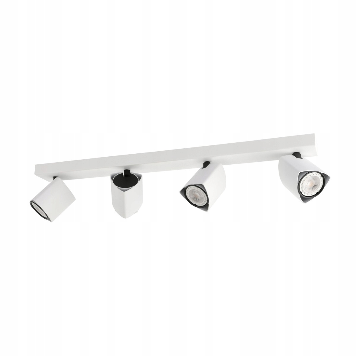 Merusa Stropní Svítidlo Černá Bílá 4 Nastavitelné reflektory 4xGU10 35W IP20