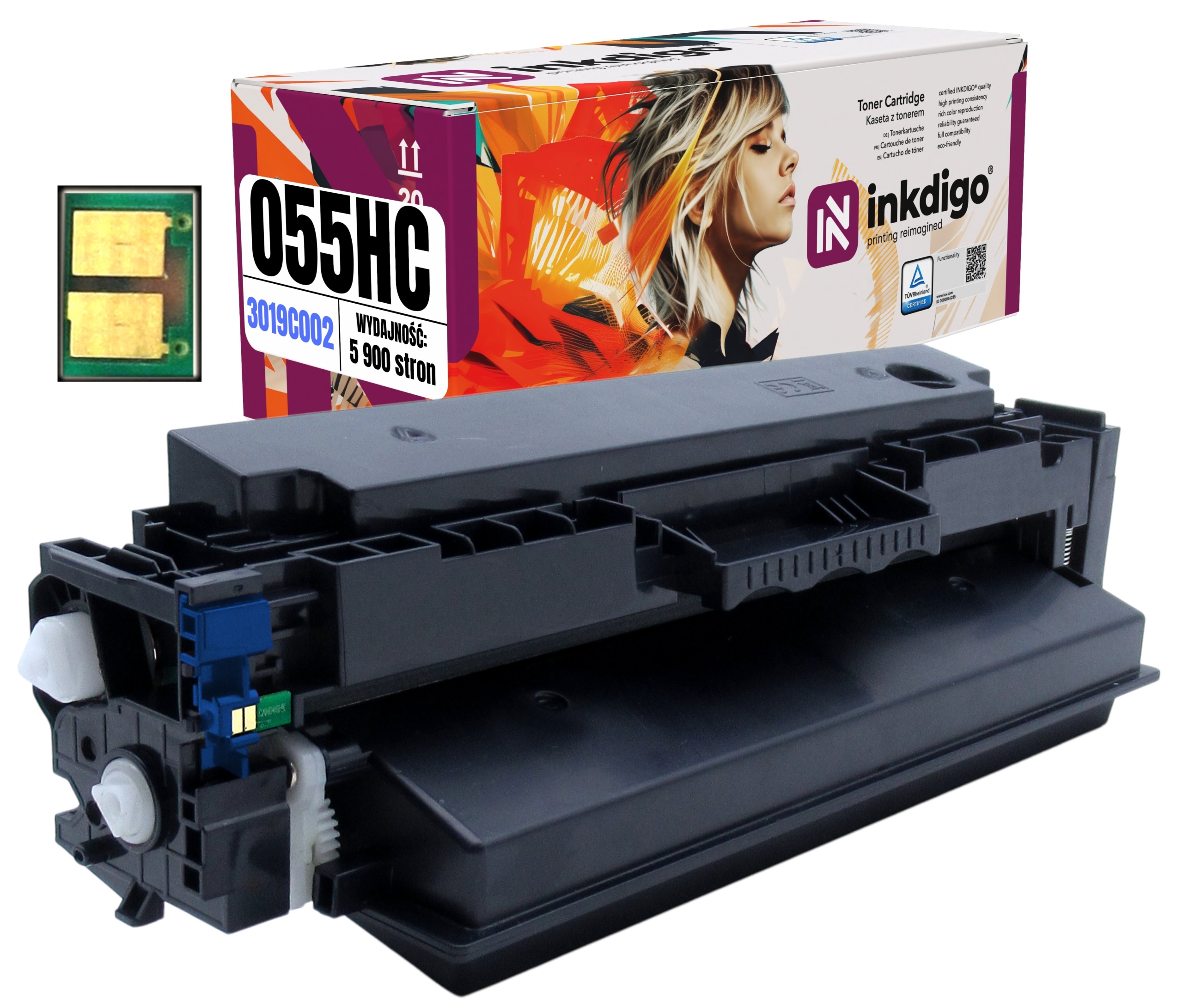 Náhrada Crg 055H pro Canon LBP663 MF742Cdw +czip