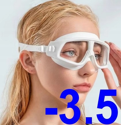Plavecké Brýle Anti-fog pro Plavání Shark K-206 korekční -3.5